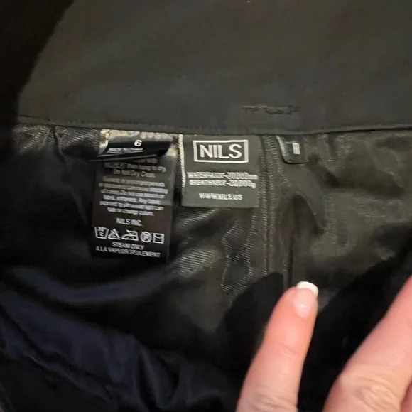 NILS Women's Black Ski Pants - Picture 3 of 5